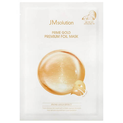 JMsolution Prime Gold Premium Foil Mask, 35ml*1ea - Маска с колоидным золотом