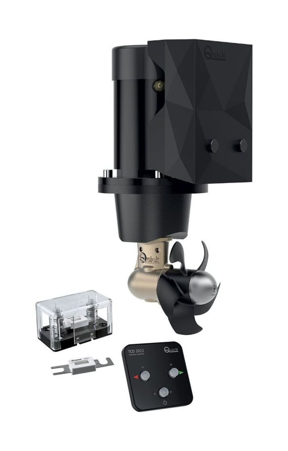 Подруливающее устройство Quick, D140mm, 40KGF, 12 В, (TCD2022 - NO TNL)