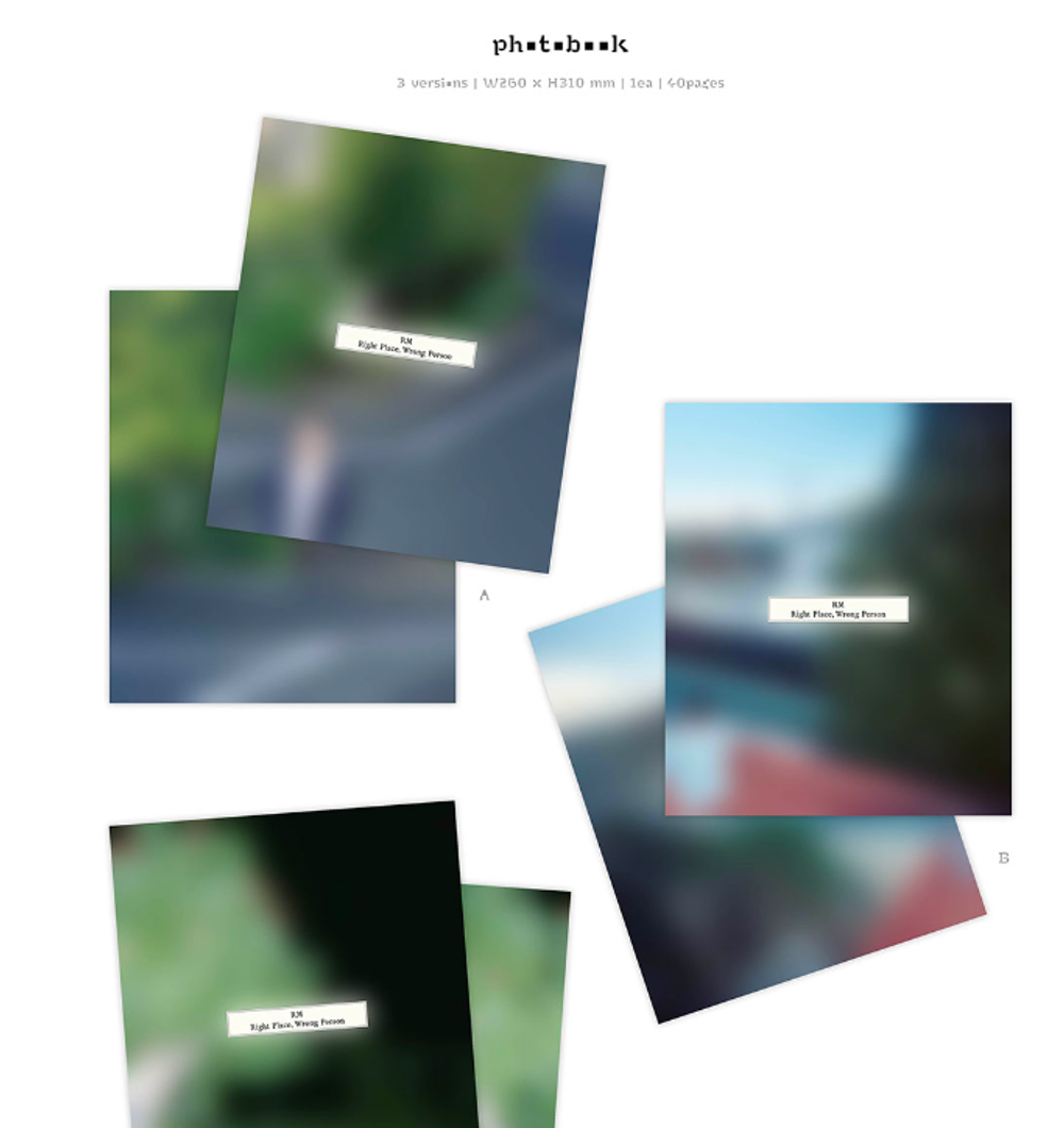 Альбом RM (BTS) - 2ND ALBUM Right Place Wrong Person