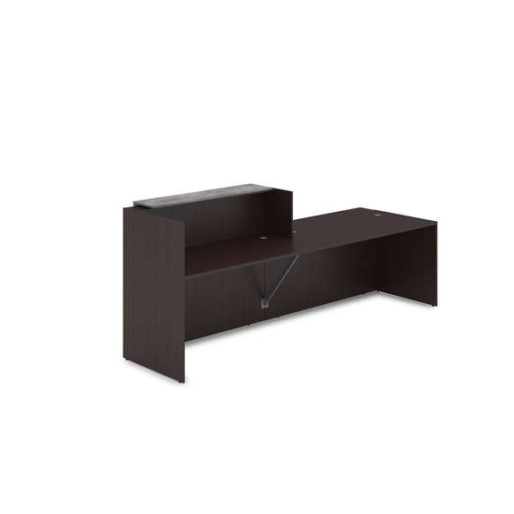 1КРС-ДС.007 Комплект Ресепшн с фартуком ЛДСП (2832*901*1161) (без подсветки)