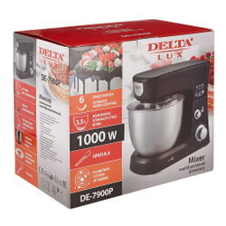 Миксер планетарный многофункциональный DELTA LUX DE-7900P черный