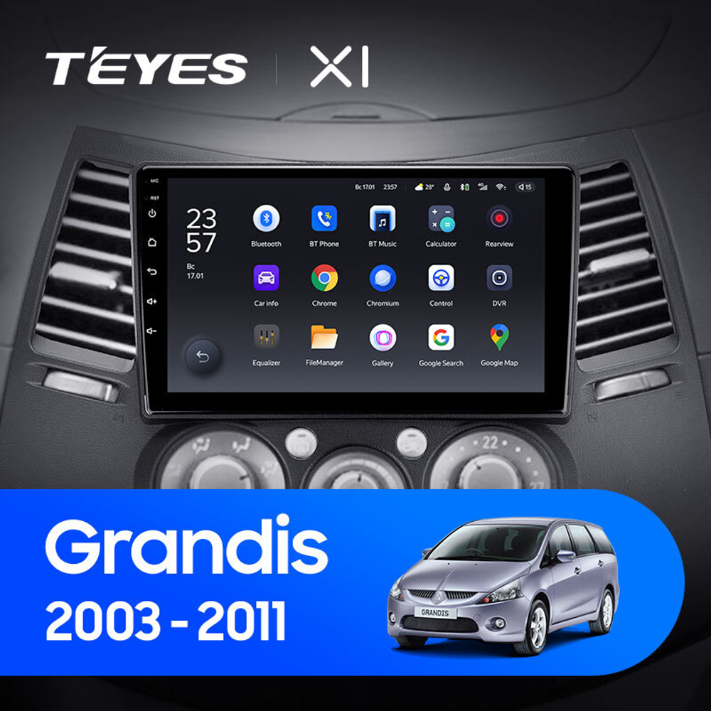 Teyes X1 9" для Mitsubishi Grandis 2003-2011
