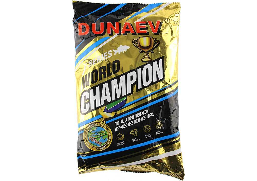 Прикормка "DUNAEV-WORLD CHAMPION" 1кг Turbo Feeder