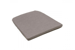 Стул-кресло Net, тортора, с серой подушкой