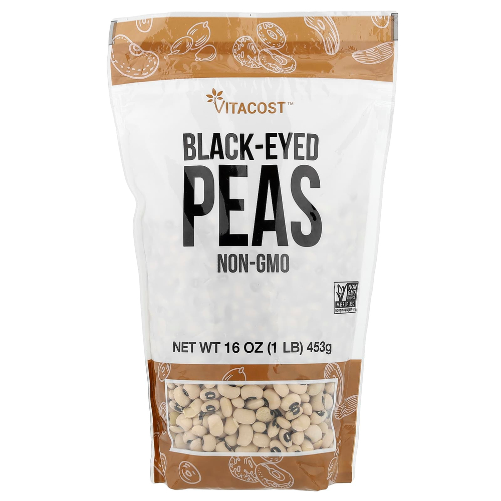 Vitacost, Black-Eyed Peas, 16 oz (453 g)