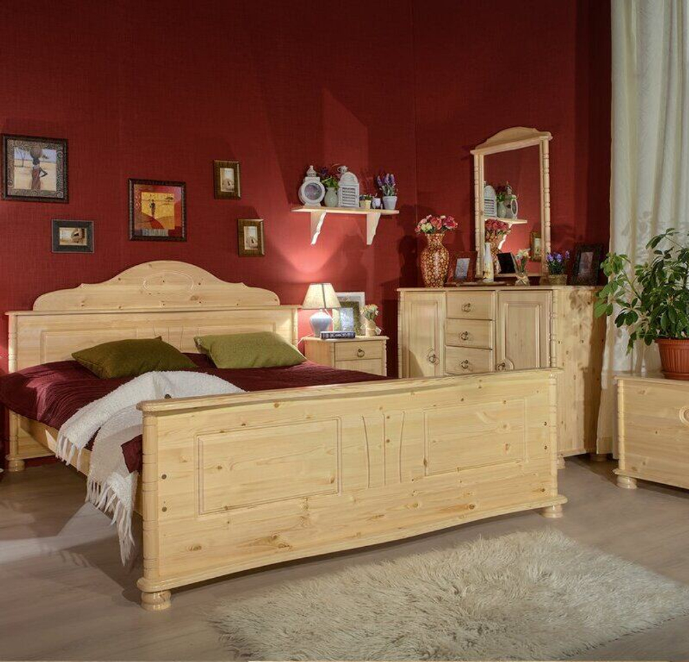 Комод, 130x92x44,5, Айно №2, 5 ящиков, 2 двери