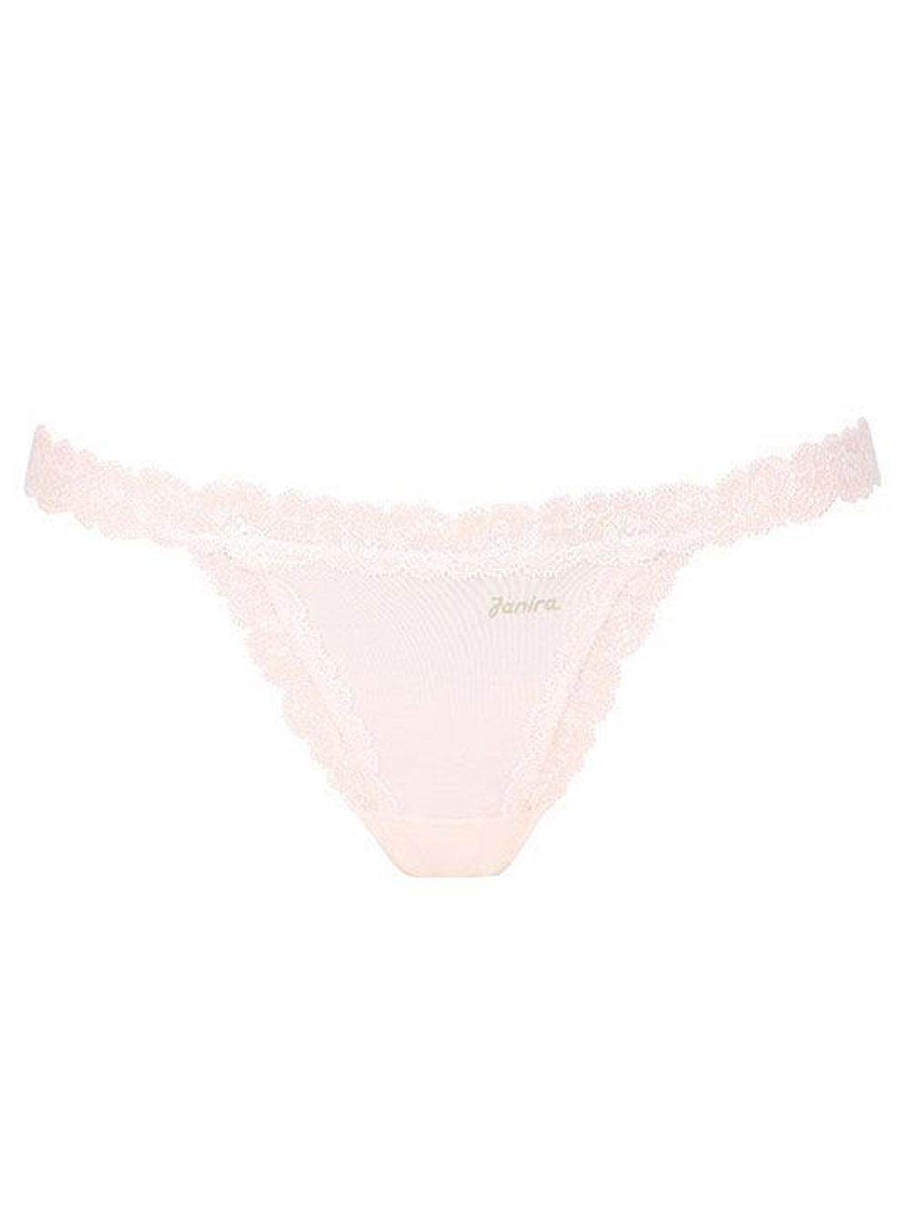 Трусики-танга Fresh Cotton Lace (Размер: S-M) (Цвет: белый)