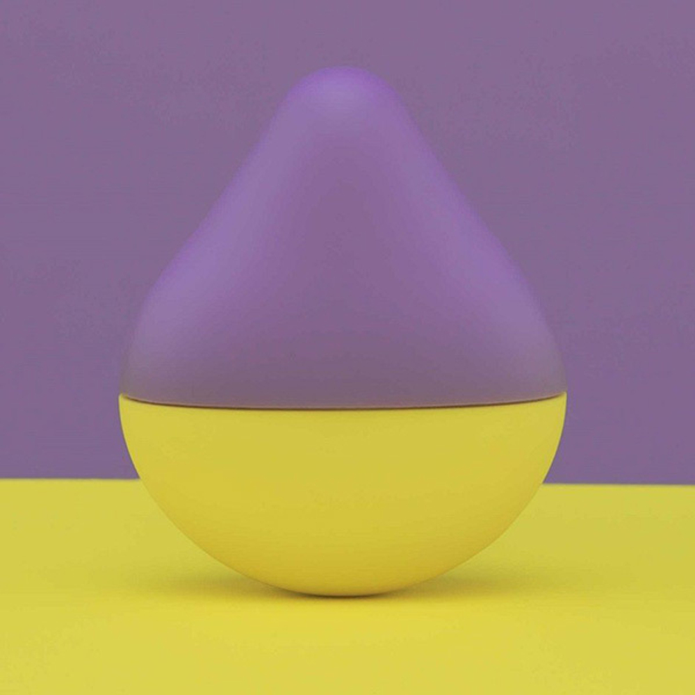 Нежный вибромассажер 5,2см Tenga Mini Fuji-Lemon Vibrator HMM-01