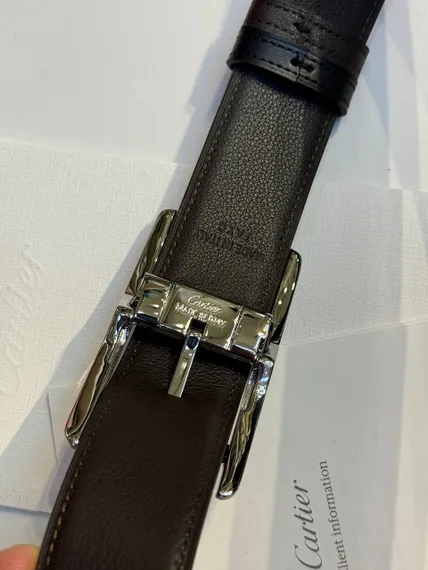 Ремень Cartier Tank de черный/коричневый