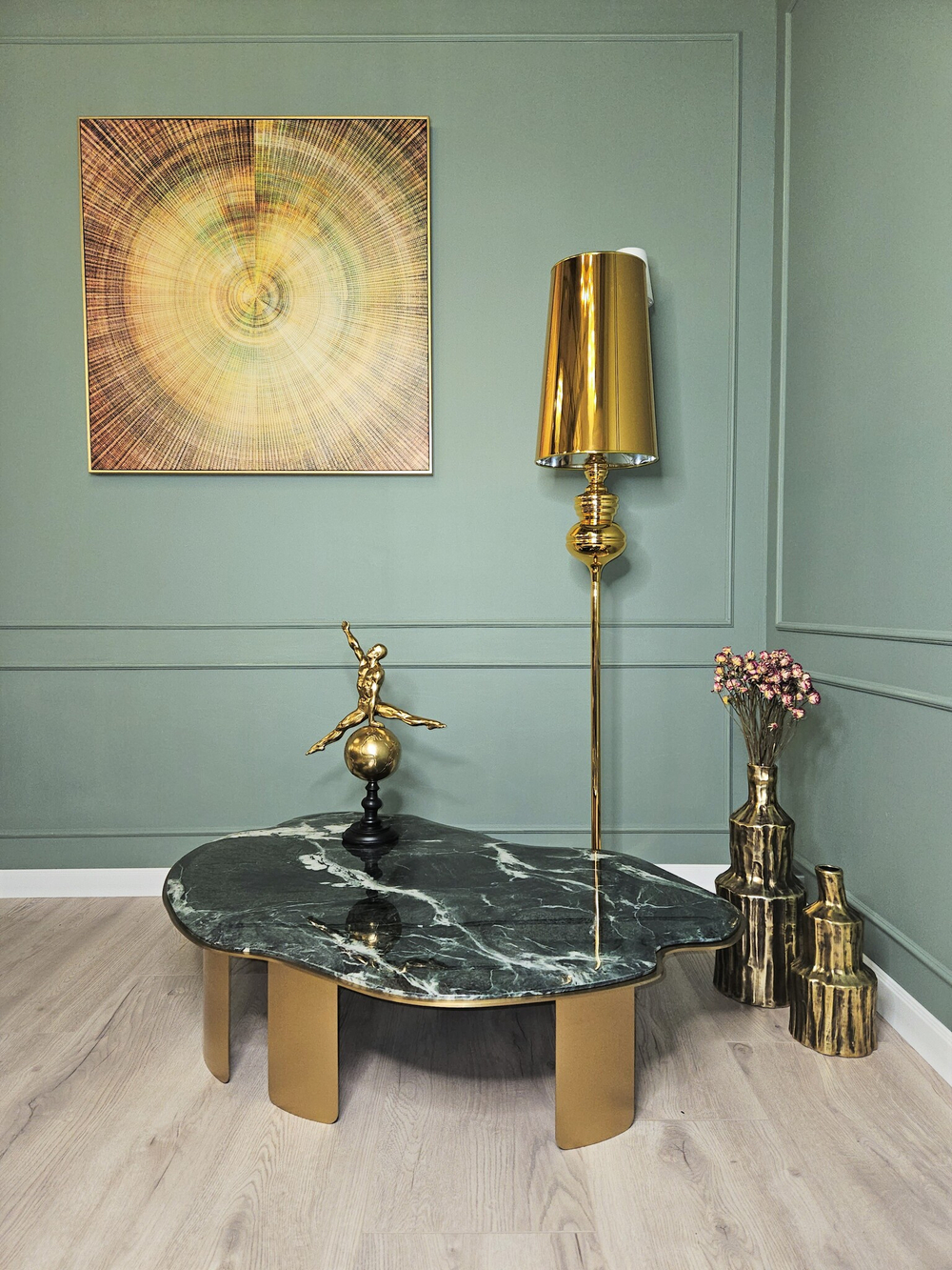 Ваза Brown Tree grain bottle