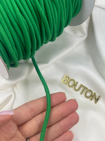 Шнур круглый зелёный метражом 5 мм