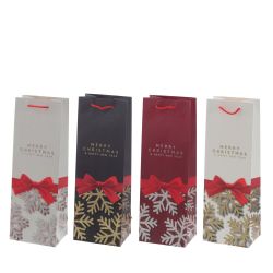 GAEM Пакет подарочный (бумага 210г/м2, блок микс 12шт), L12 W9 H35 см, 4в.