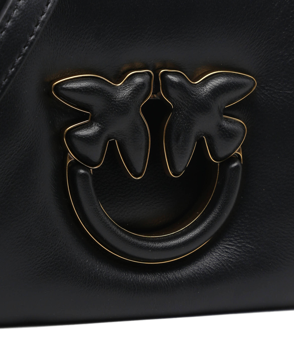 Кожаная сумка через плечо LOVE CLICK PUFF BABY SHEEP NAP Pinko - черный(101584 A10F)