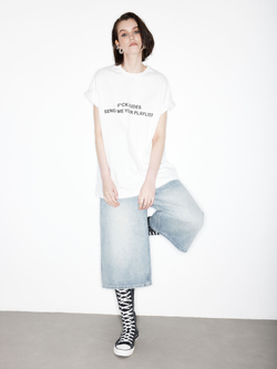 Футболка Playlist, молочная