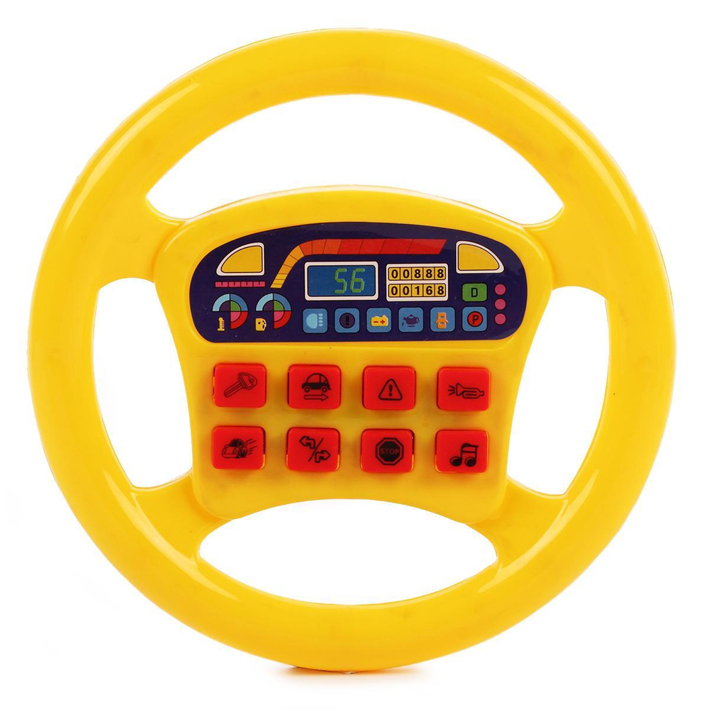 Руль музыкальный 19см, пакет 3360P