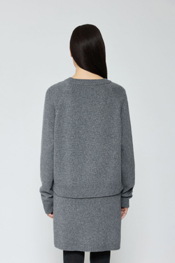 Джемпер кроп из смесового