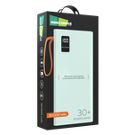 Внешний аккумулятор More choice PB22-30 30000mAh 2USB 2.1A с кабелем (White)