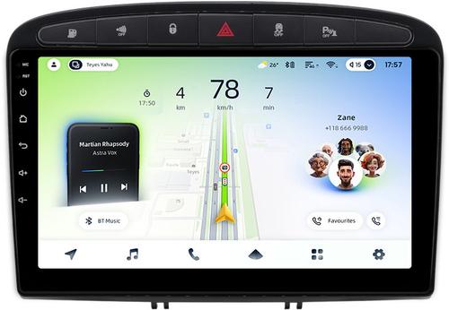 Магнитола для Peugeot 308 2007-2014, 408 2012-2022 - Teyes CC4L монитор 9" IPS, Android 14, Быстрая, Snapdragon 662, CarPlay, 4G SIM-слот