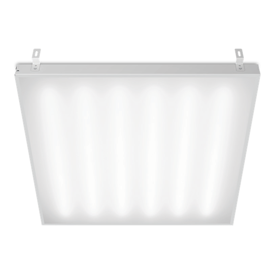 Светильник ГРИЛЬЯТО ДВО02-001 54Вт 6500К IP40 Матовый 6000лм 588х588х40мм WOLTA PRO