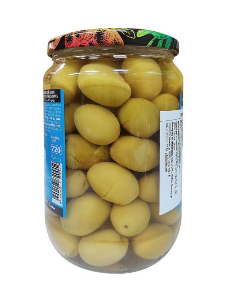 Оливки Marmarabirlik зеленые KIRMA 4XL, 400 г, 2 шт