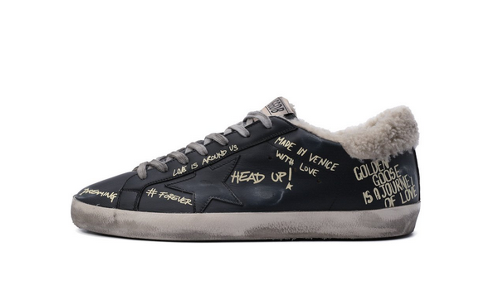 Кеды Мужские Golden Goose Super Star Black 
