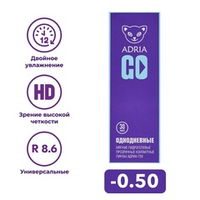 Однодневные контактные линзы Adria GO (уп. 30 линз)