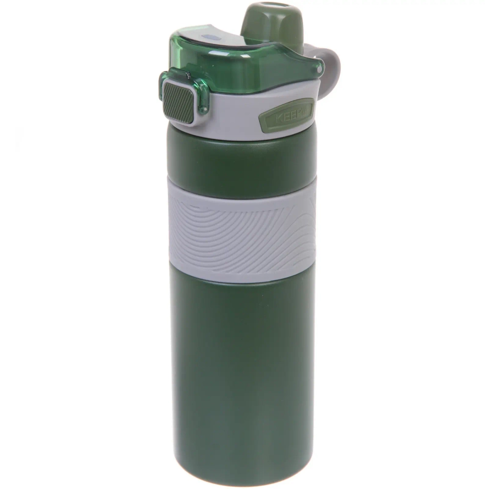 Термос 800мл «Фитнесс», цвет зеленый