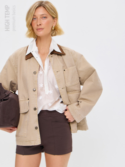 Экстра короткие шорты из футера