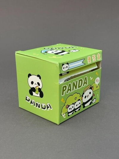 Стикеры в рулоне "Panda", green