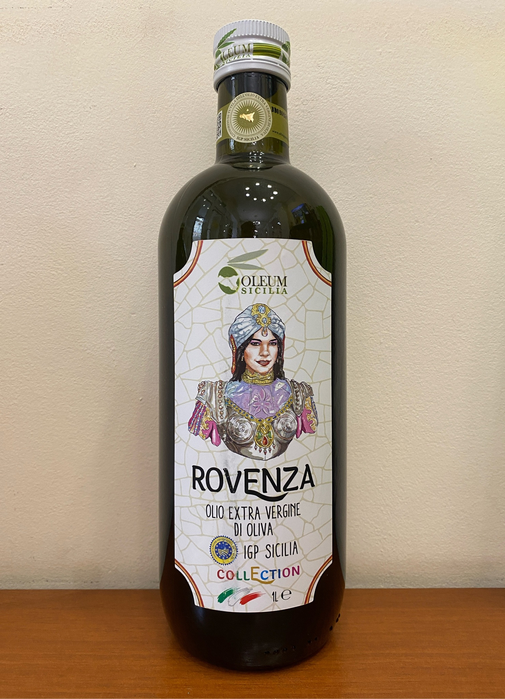 Оливковое масло Olеum Sicilia Rovenza 1л, Сицилия, Италия