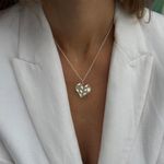 Подвеска Сердце змейка рубика