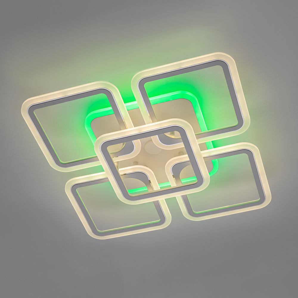 Citilux Марсель Смарт CL232A150E RGB Умная люстра Белая