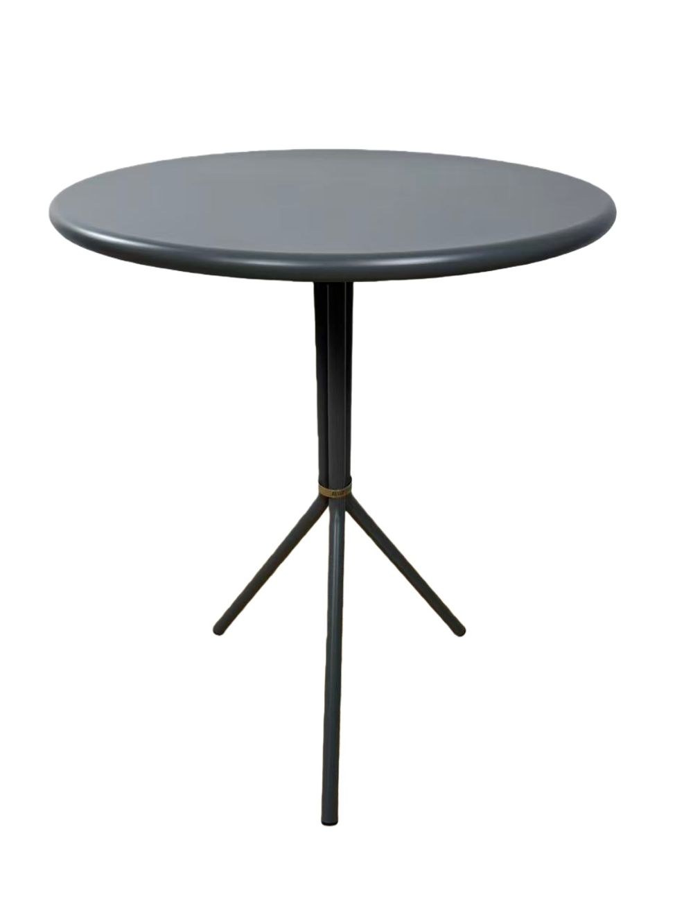 "Мохито" стальной круглый стол Ø60см, цвет темно-серый