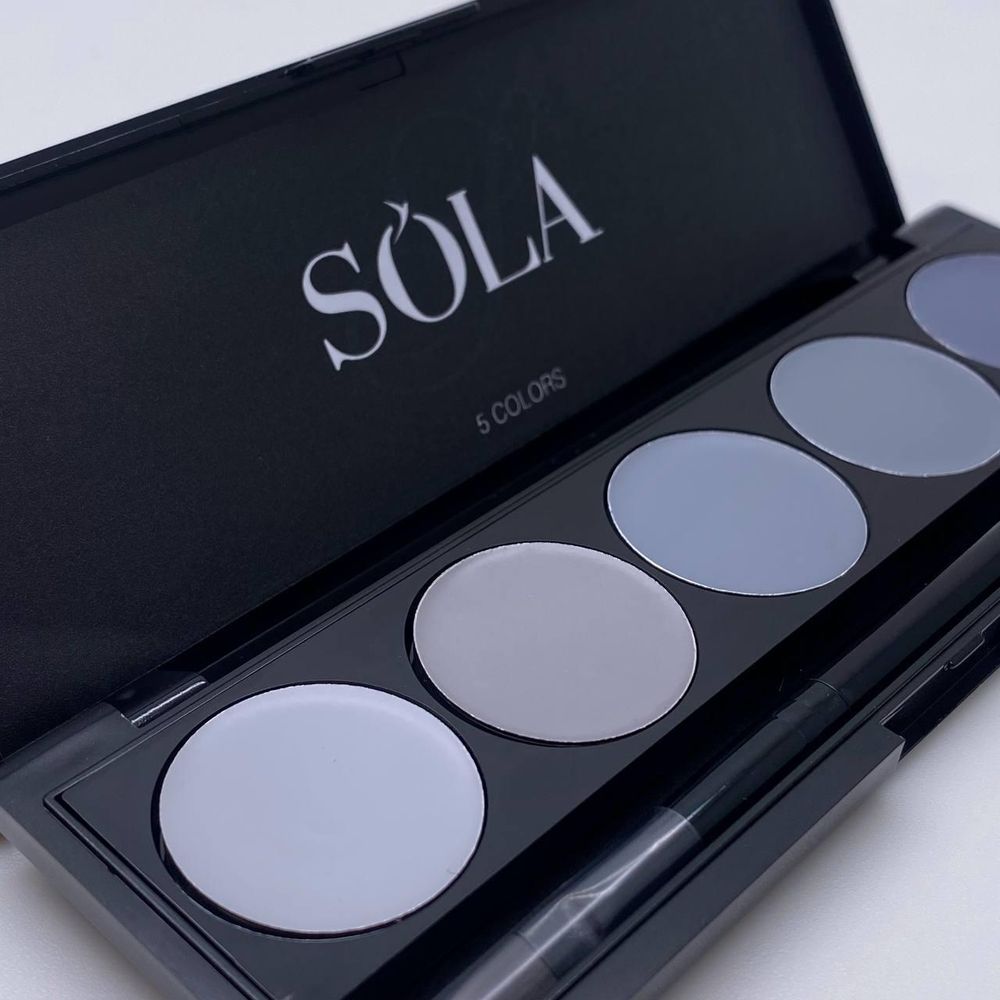 SoLa Гель-лак Palette 15 Grey, 5 цветов, 25м
