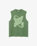 Безрукавка SoWhat? "S" зеленая