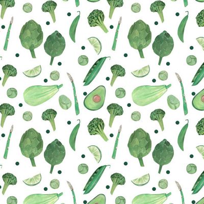 Зеленый паттерн