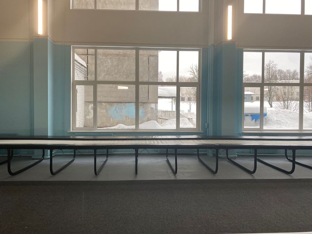 Акробатическая дорожка на пружинах 21 см. - для спортивной гимнастики