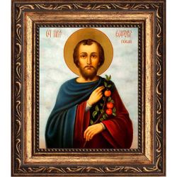 Евфросин Палестинский Преподобный. Икона на холсте.