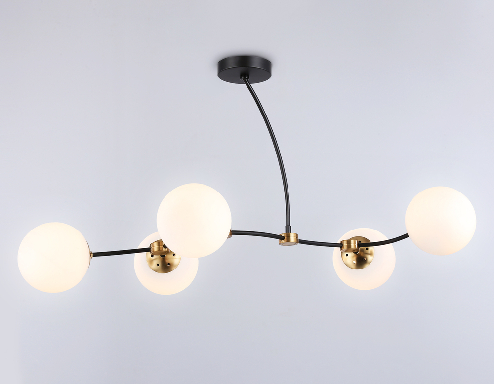 Подвесной светильник TR2548/5 BK/SB черный/бронза E27/5 max 60W 950*600*450