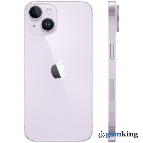 Apple iPhone 14 512GB Purple (Фиолетовый) A2882 MPX93 EU DUAL SIM (nano SIM + eSIM)