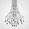 Подвесная люстра Imperium Loft Vibia Wireflow 75118-22