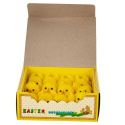 GAEM Набор из 12-ти фигурок декоративных "Цыпленок" (3,5*5,5*7), L18 W16 H7 см