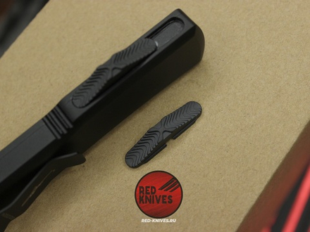 Кнопка черная для ножа Microtech Ultratech серии А+++