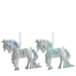 GAEM Фигурка декоративная подвесная "Лошадка", L8 W2,5 H7,5 см, 2в.