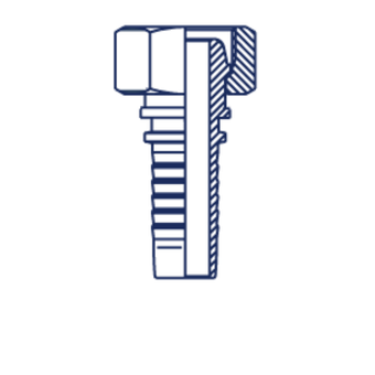 Фитинг DN 16 DK (Г) 27x1.5 (накидная гайка)