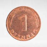Germany, 1 Pfennig, 1979, (Munich Mint - "D"), VF