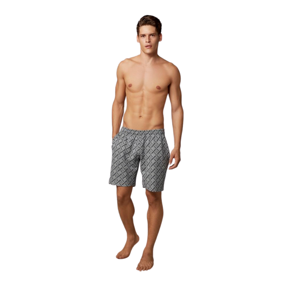 Мужские шорты домашние серые DOREANSE 1942