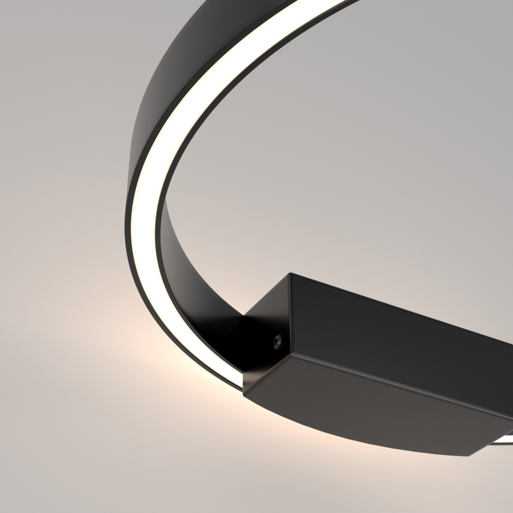 Настенный светодиодный светильник Maytoni Rim MOD058WL-L25BK