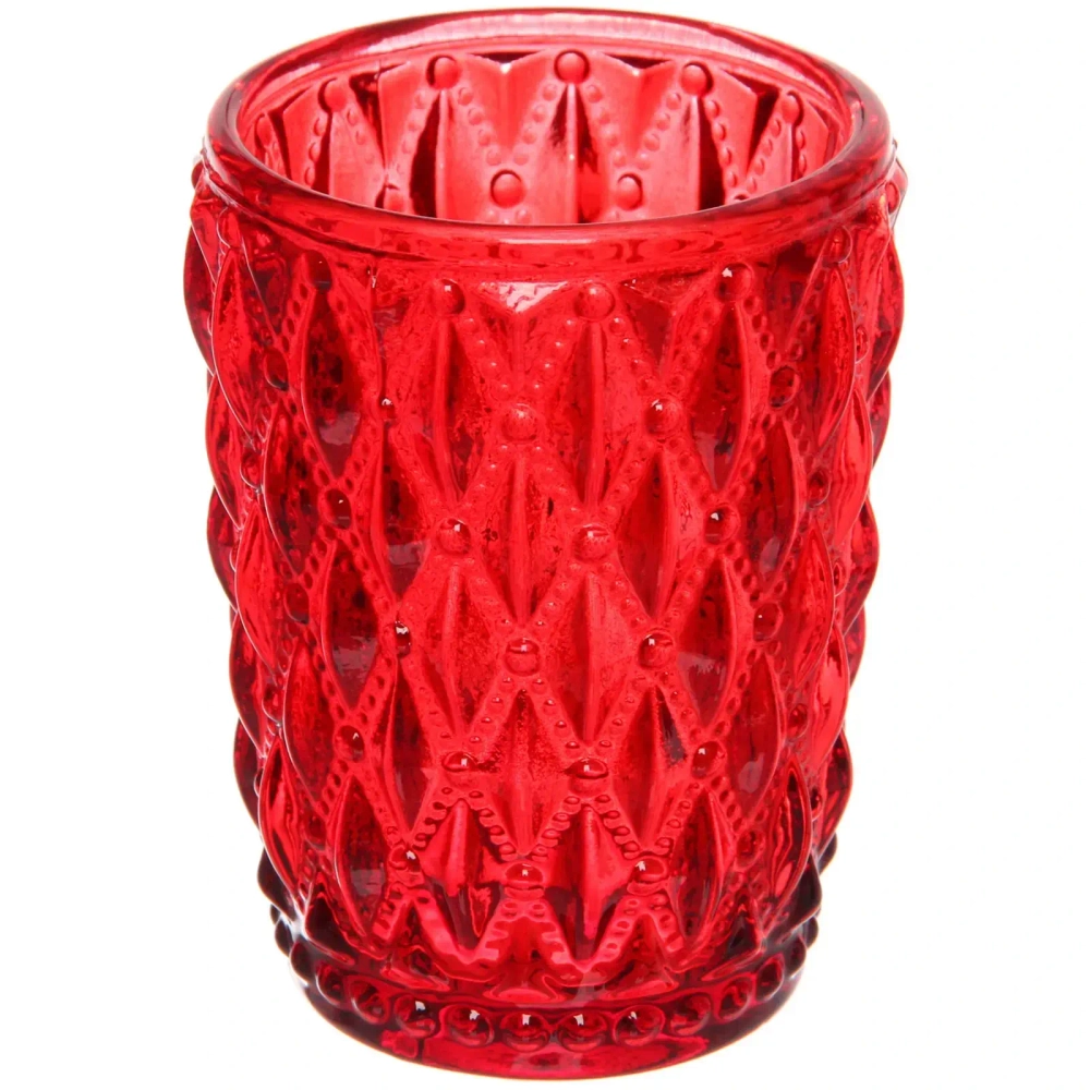 Подсвечник «Самоцвет» 6,5*9 см, Красный