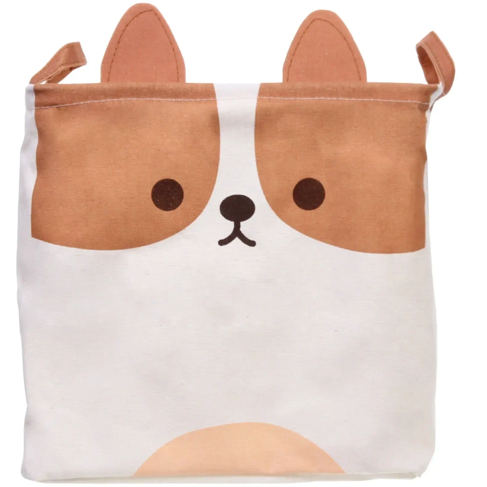 Корзина для хранения с ручками «ФРАТТИ БУМ», принт корги, 33*33*33см (лейбл Селфи)✦